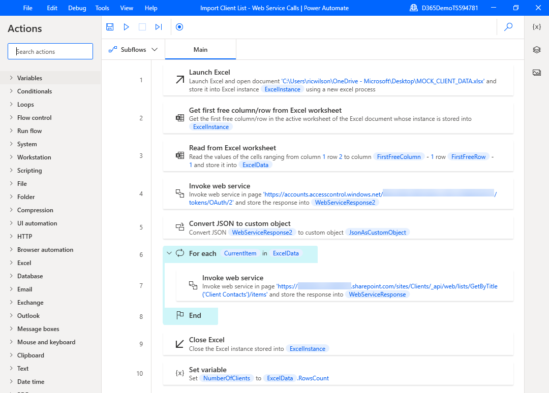 Final PAD Flow for Web Service Calls