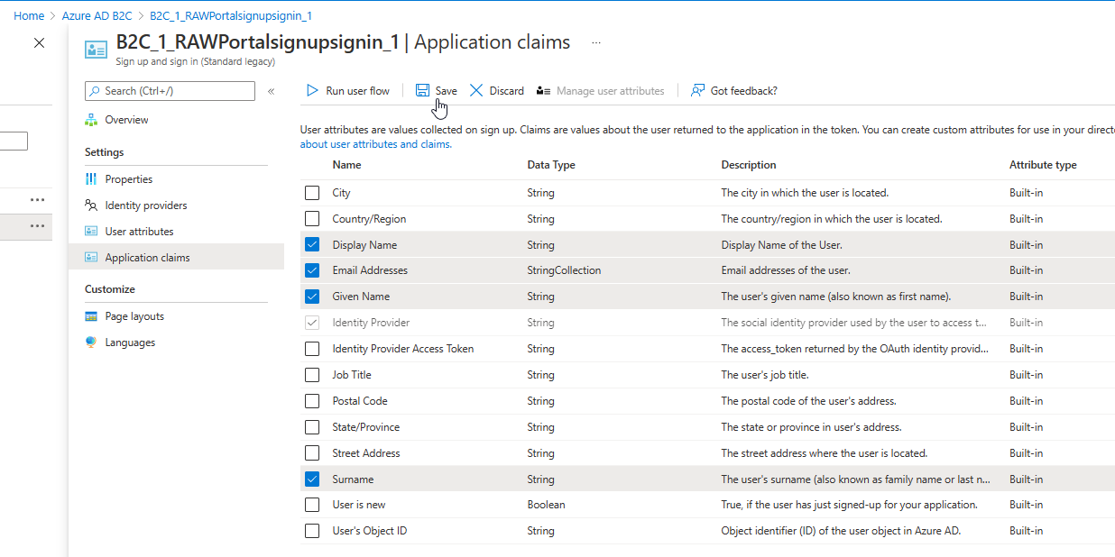 Select Application claims